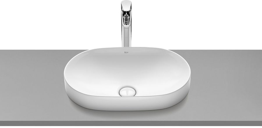 Roca Inspira lavabo 55x37 cm oval empotrado blanco A327527S00