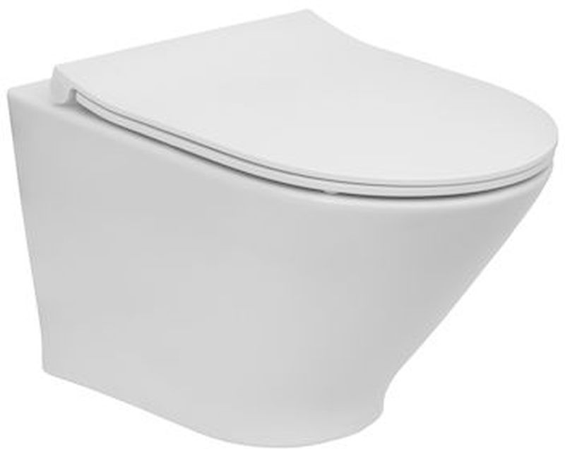Roca Gap Round taza de inodoro suspendido sin reborde blanco A3460NBS00