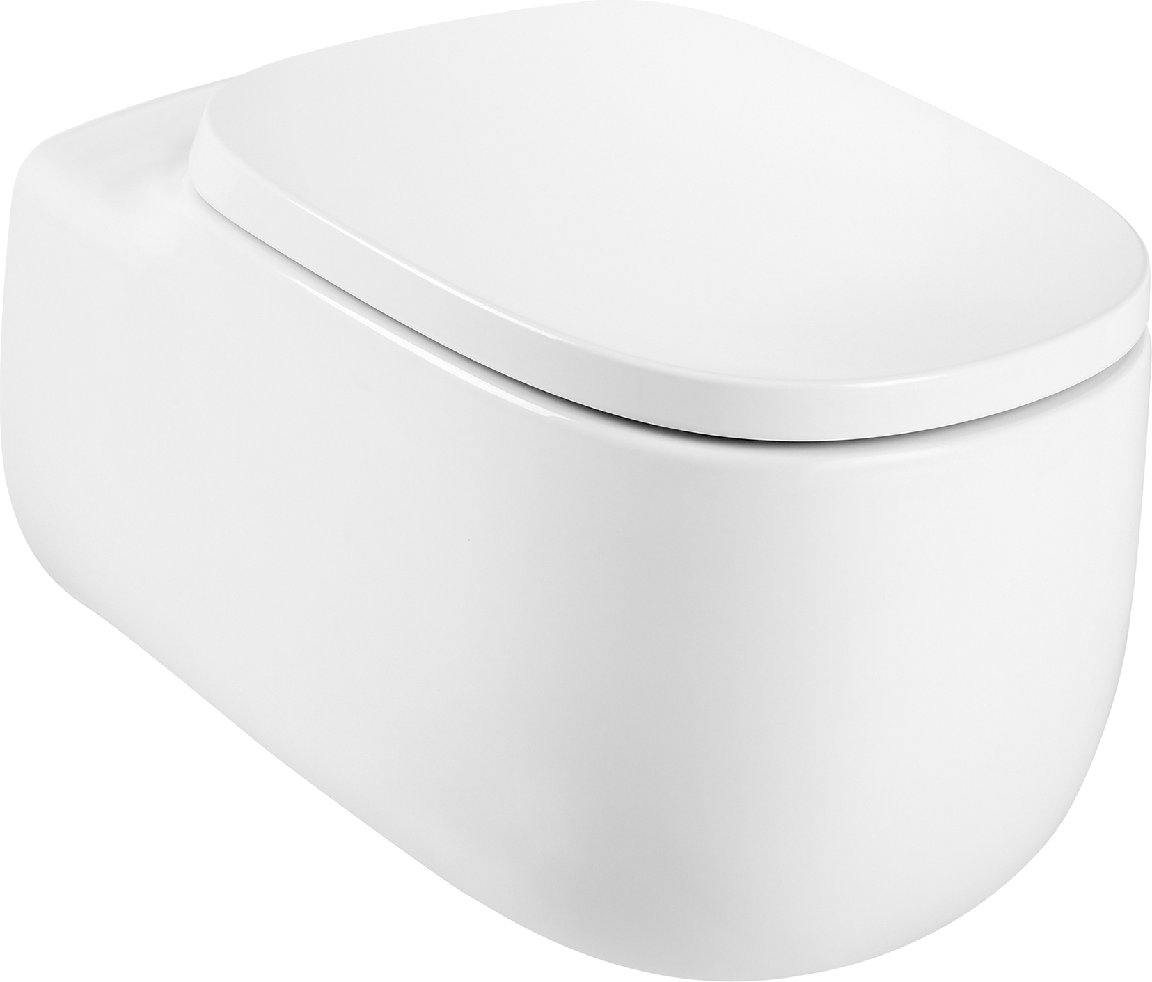 Roca Beyond taza de inodoro suspendido sin reborde blanco A3460B7S00