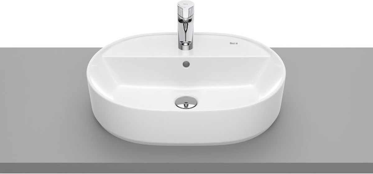 Roca Gap lavabo 55x40 cm oval sobre encimera blanco A3270Y0S00