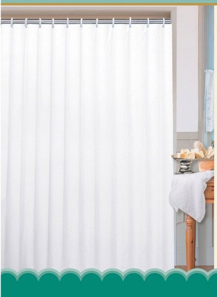 Aqualine cortina de ducha 200x180 cm blanco 0201104 B