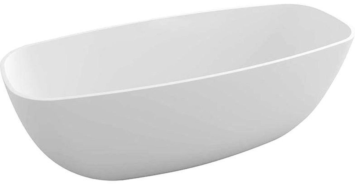 Polysan Ipanema bañera exenta 168x72 cm oval blanco 69911