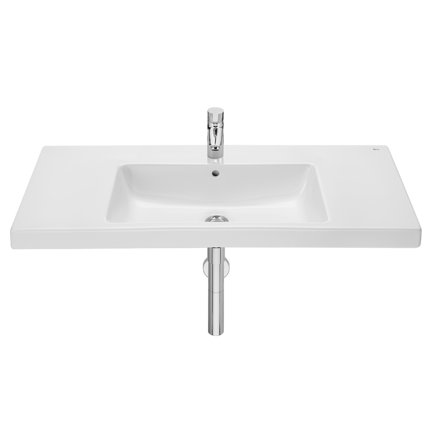 Roca Gap lavabo 100x46 cm rectangular clásico blanco A3270MAS00