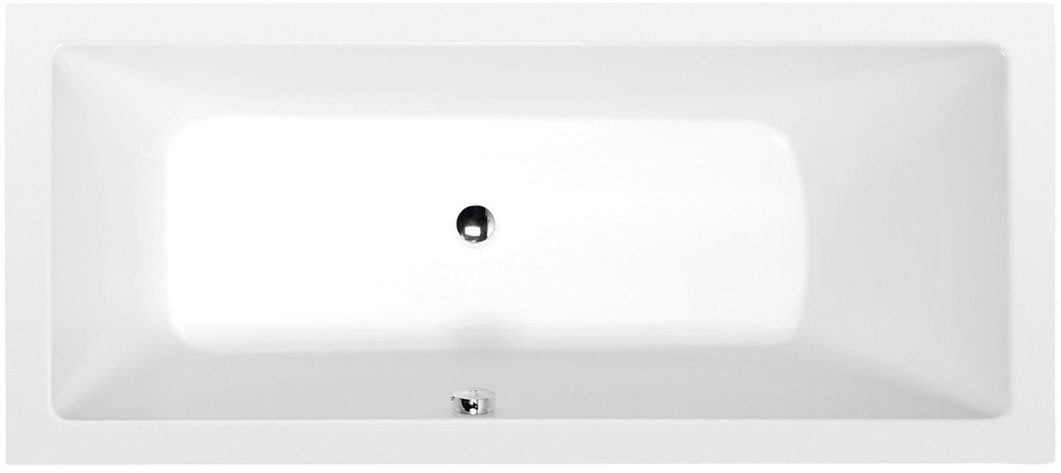 Polysan Mimoa bañera rectangular 170x75 cm blanco 71709S