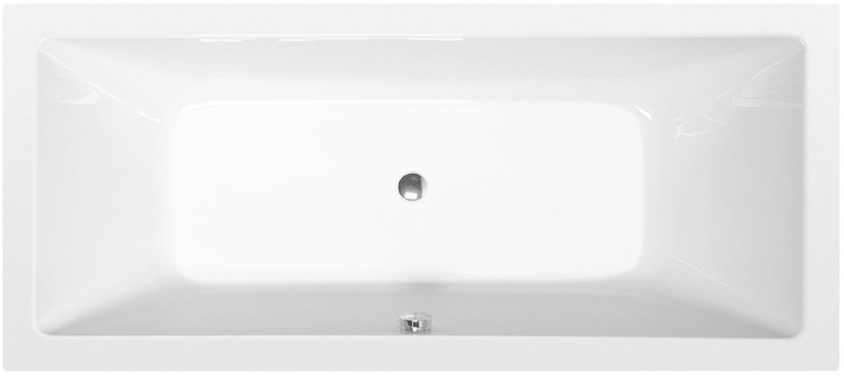 Polysan Krysta bañera rectangular 180x80 cm blanco 71710