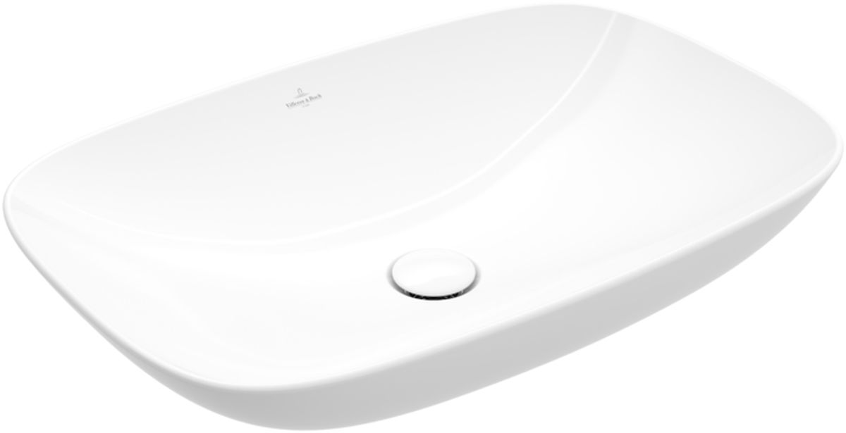 Villeroy & Boch Loop & Friends lavabo 56x38 cm rectangular sobre encimera blanco 4A4900R1