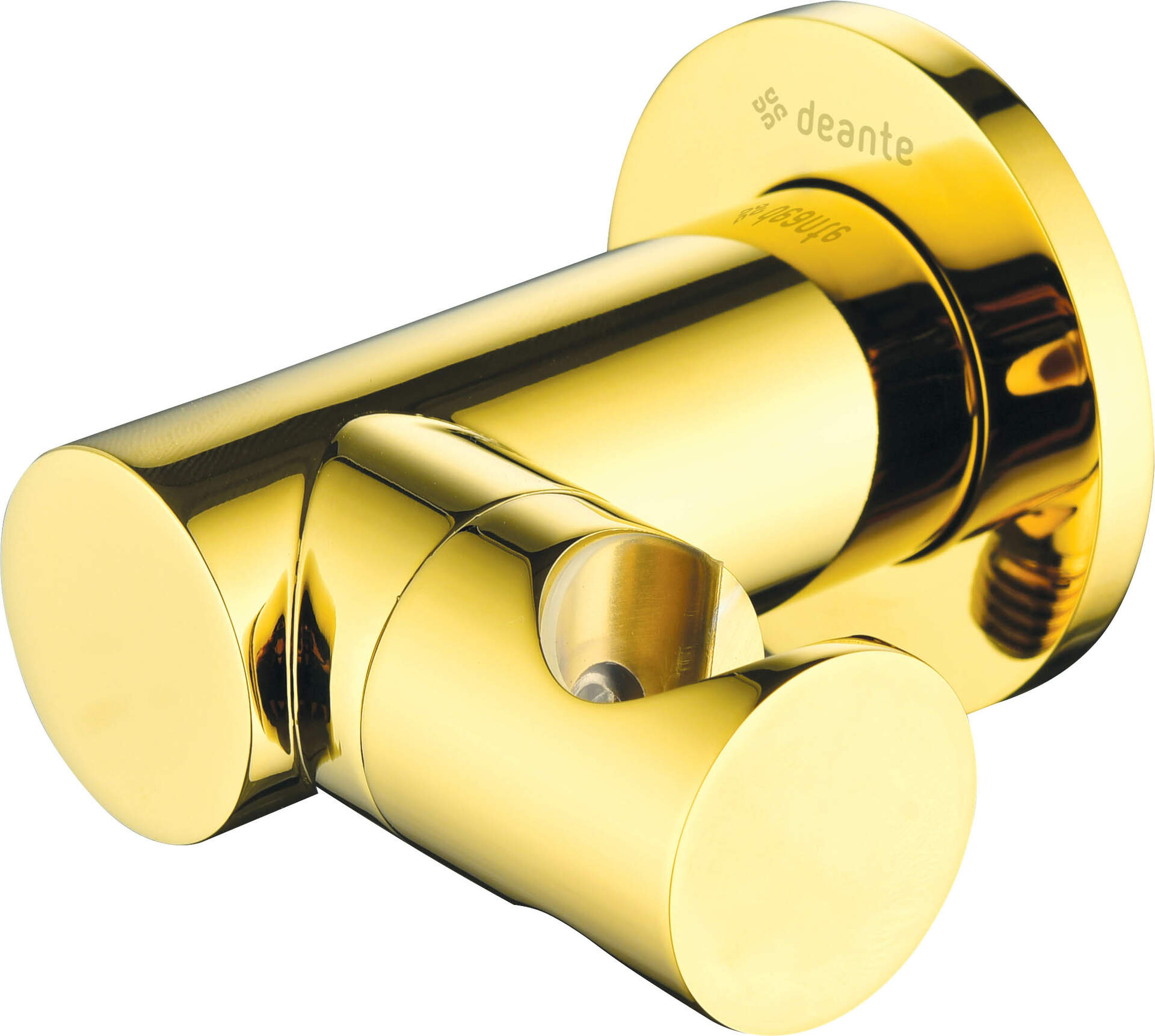 Deante Cascada conector angular con soporte oro NAC_Z57K