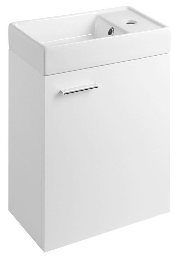 Aqualine Zoja armario 39.5x22x50 cm suspendido, para lavabo blanco 51049A