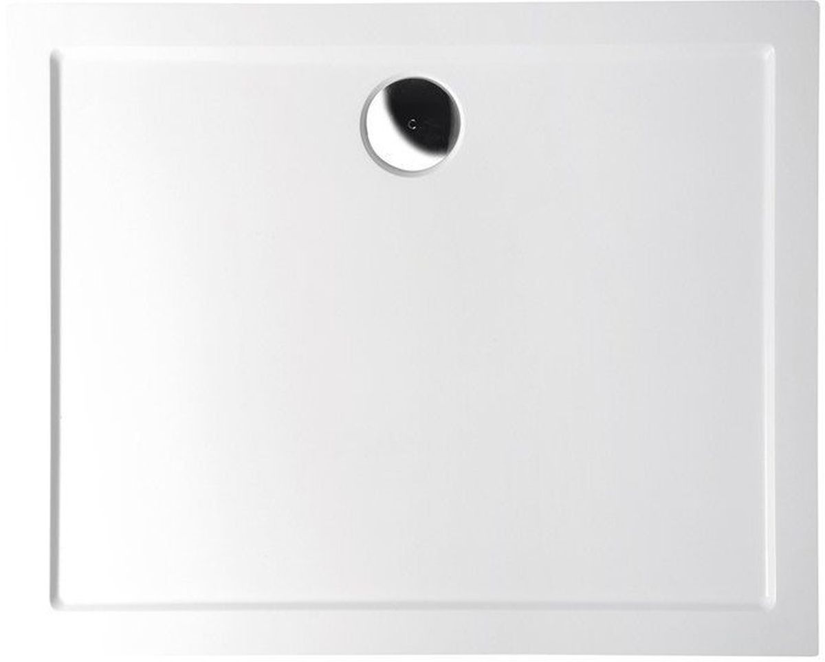 Polysan Karia plato de ducha rectangular 90x80 cm blanco 63511
