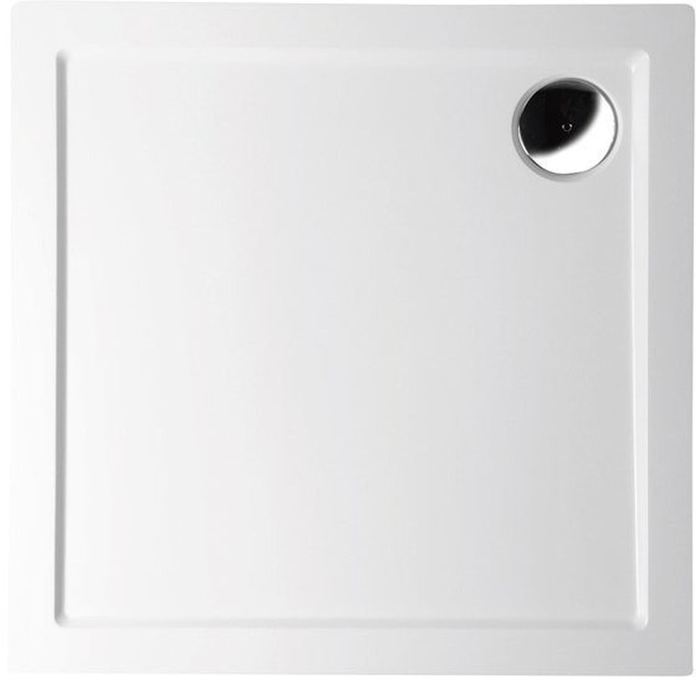 Polysan Aura plato de ducha cuadrado 100x100 cm blanco 60511
