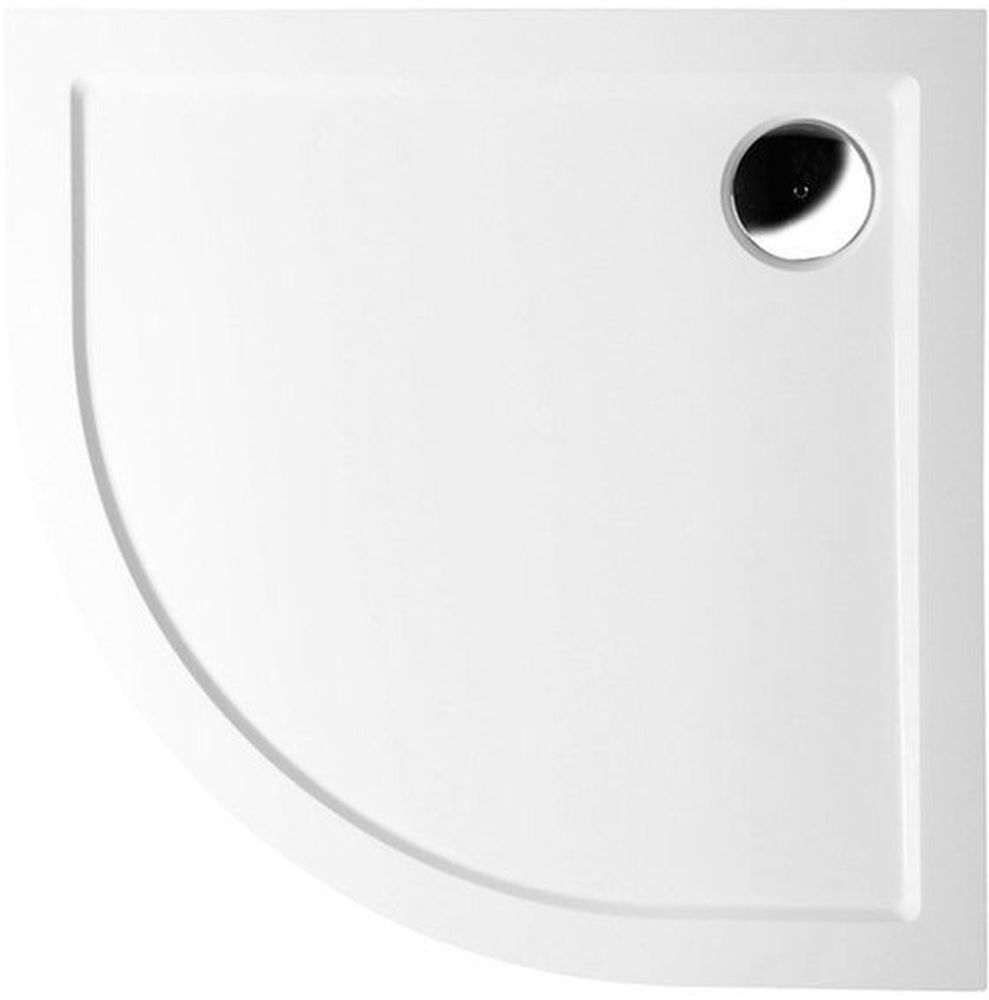 Polysan Sera plato de ducha semicircular 100x100 cm blanco 62111