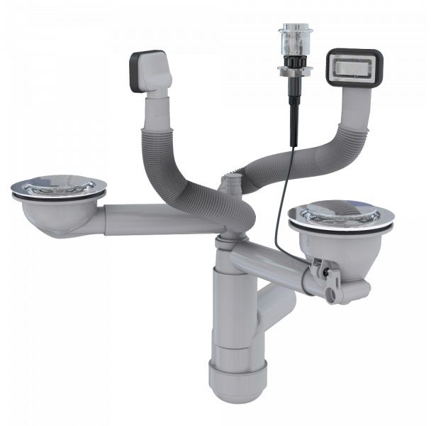 Alveus sifón para fregaderos de acero 1123353