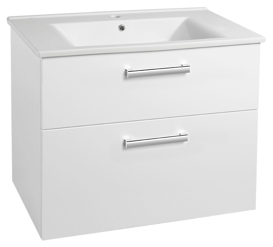 Aqualine Vega armario 82x43.8x67.6 cm suspendido, para lavabo blanco VG083