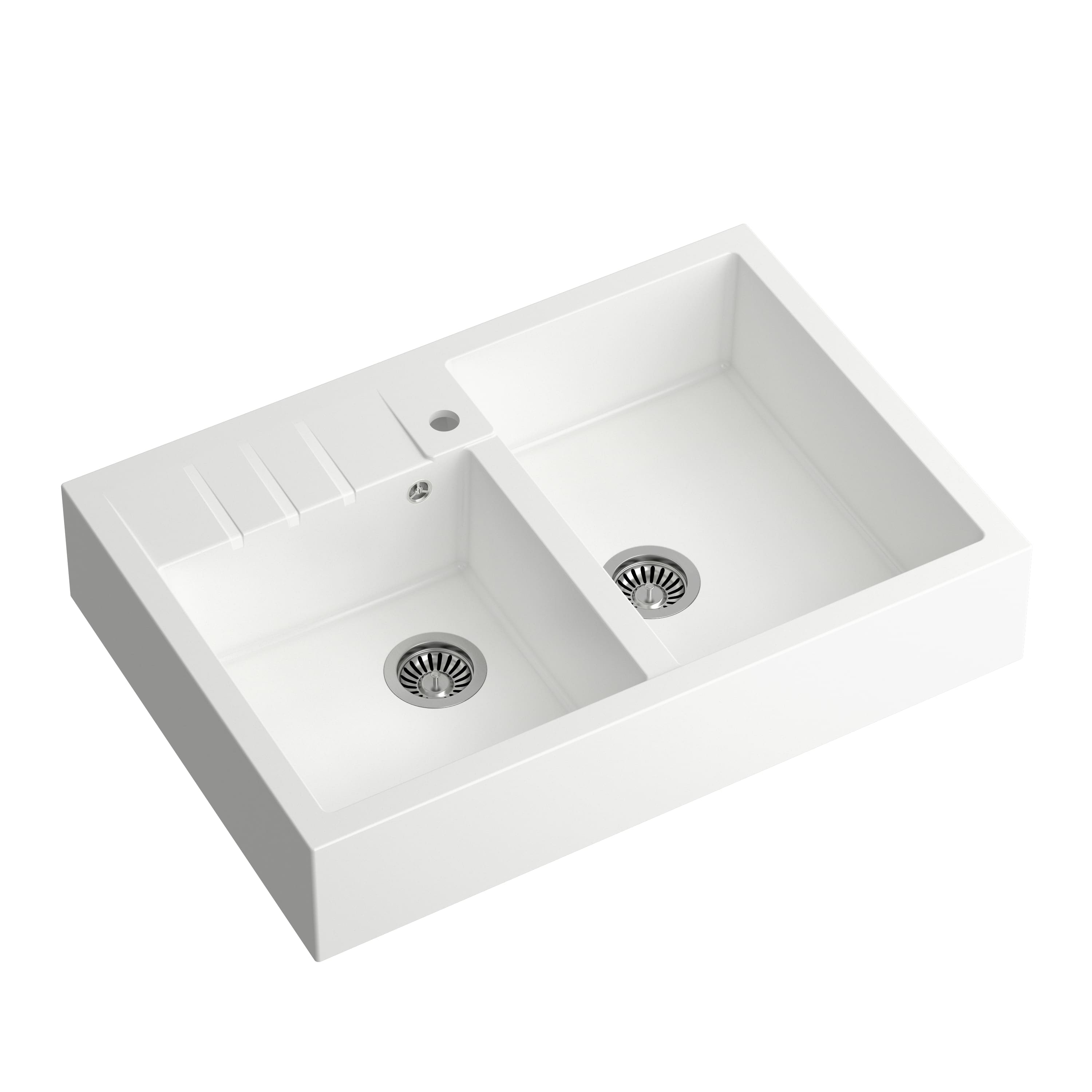 Quadron Bill fregadero graniteq 90x62 cm blanco HCQB9062U1_BS