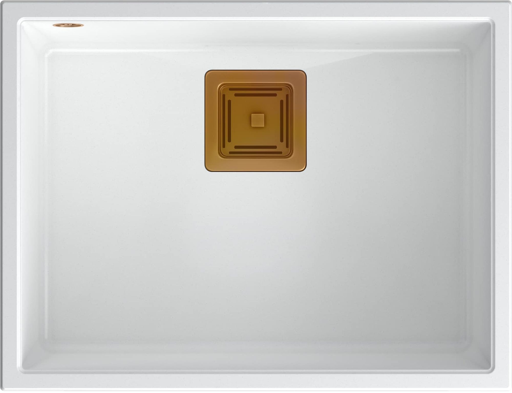 Quadron David fregadero suspendido 55x42 cm blanco HQD5542U1-C1