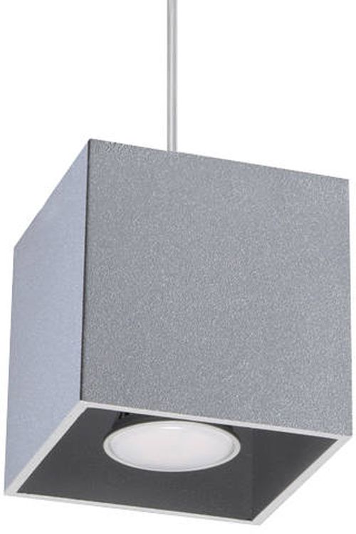 Sollux Lighting Quad lámpara colgante 1x40 W gris/gris ceniza SL.0061