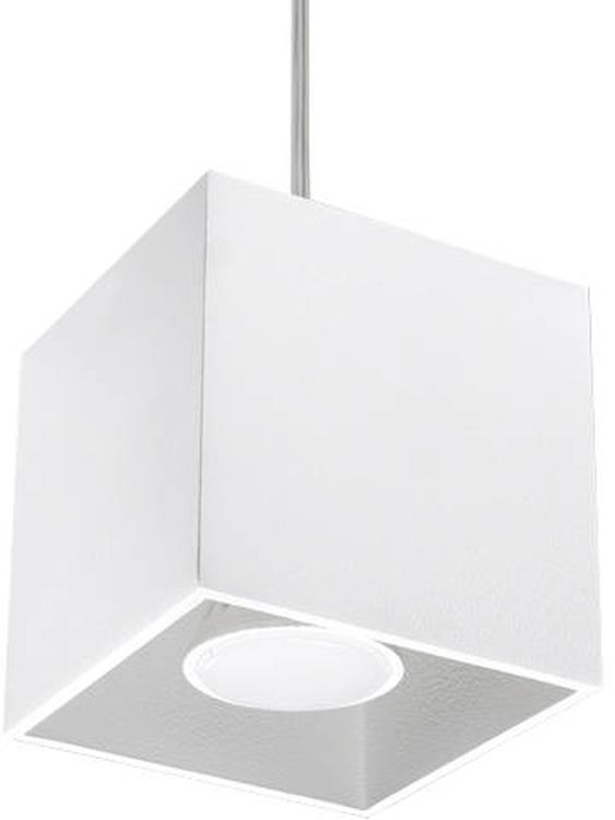 Sollux Lighting Quad lámpara colgante 1x40 W blanco SL.0062