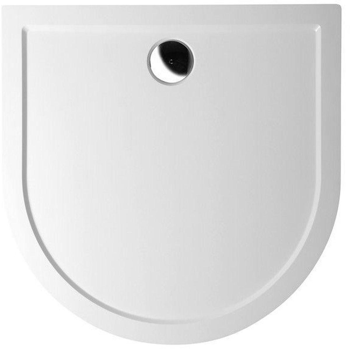 Polysan Isa plato de ducha semicircular 90x90 cm blanco 50511