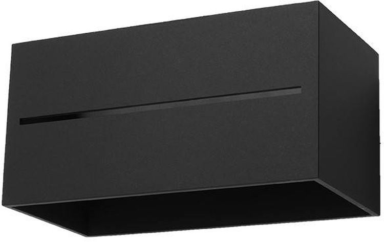 Sollux Lighting Lobo Maxi lámpara de pared 2x40 W negro SL.0530