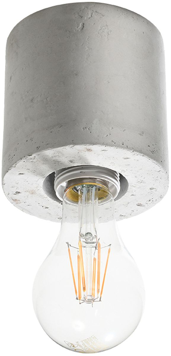 Sollux Lighting Salgado lámpara de techo 1x60 W gris SL.0678