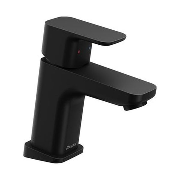 Ravak 10° grifo para lavabo de pie negro X070148