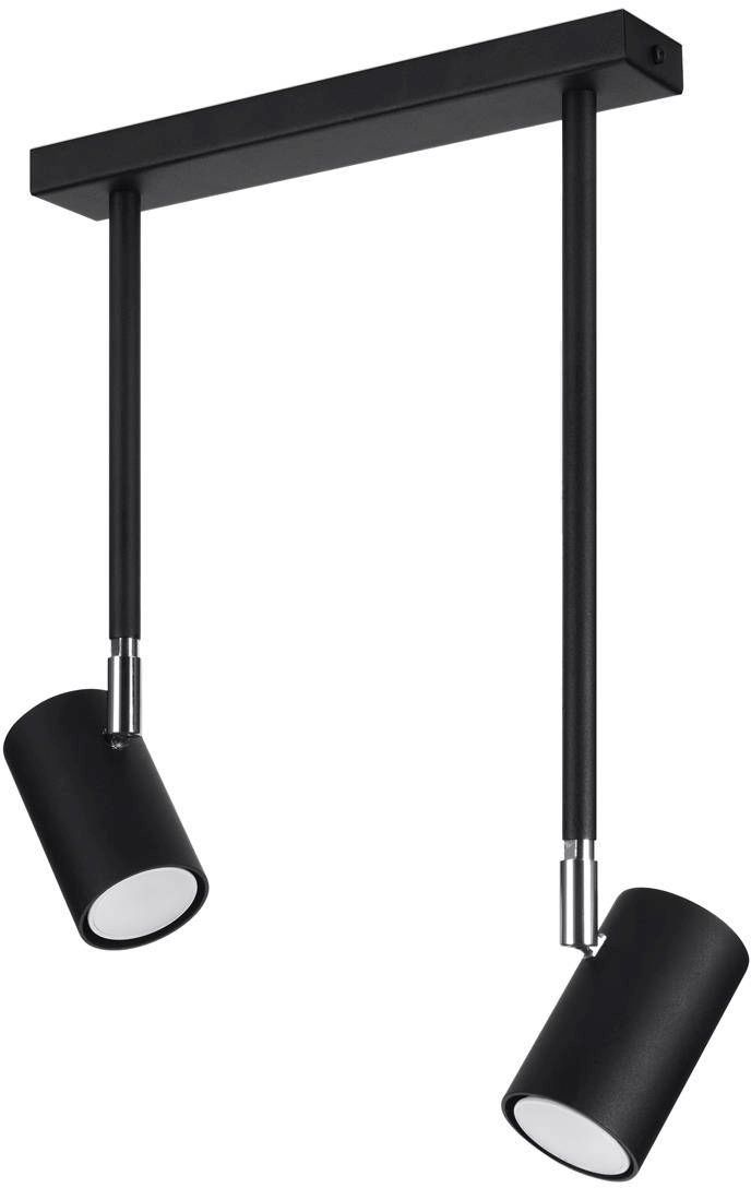 Sollux Lighting Norano lámpara de techo 2x12 W negro SL.1075