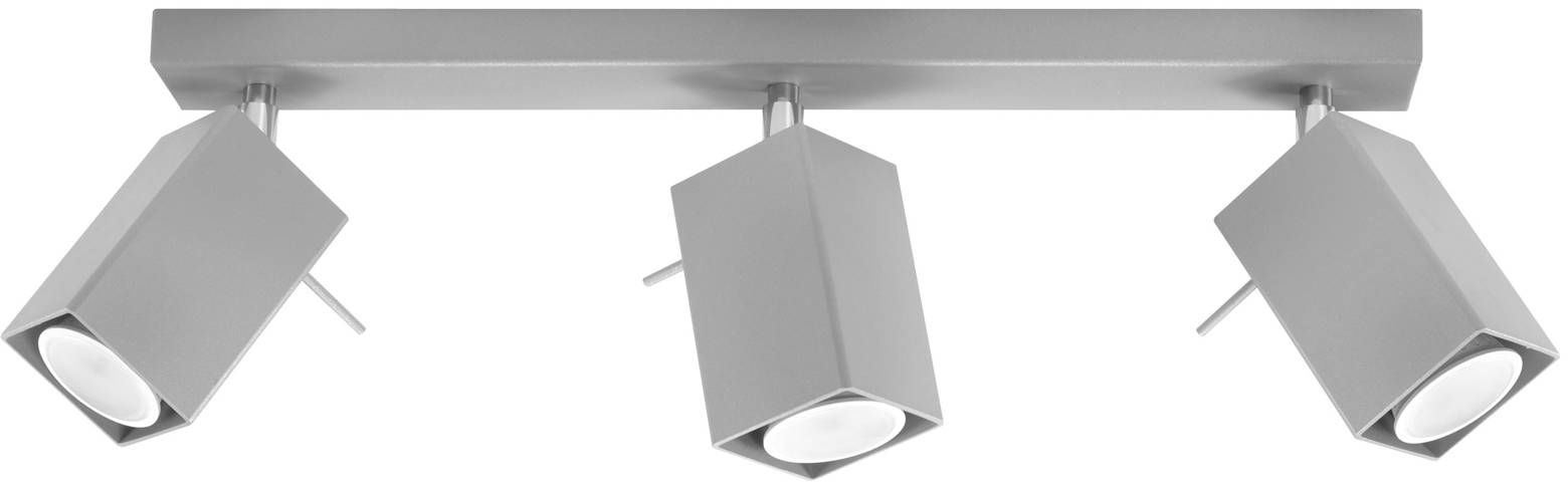 Sollux Lighting Merida lámpara de techo 3x40 W gris SL.0457