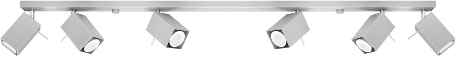 Sollux Lighting Merida lámpara de techo 6x40 W gris SL.0462