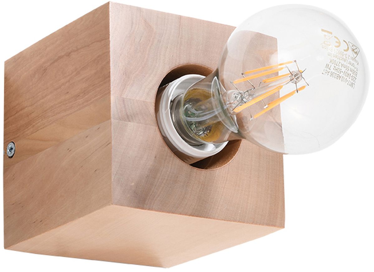 Sollux Lighting Ariz lámpara de pared 1x60 W madera SL.0676