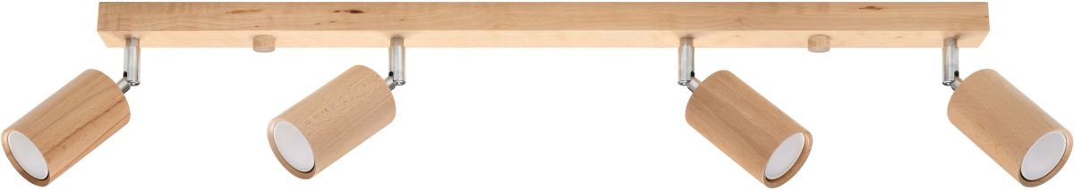 Sollux Lighting Berg lámpara de techo 4x40 W madera SL.1042