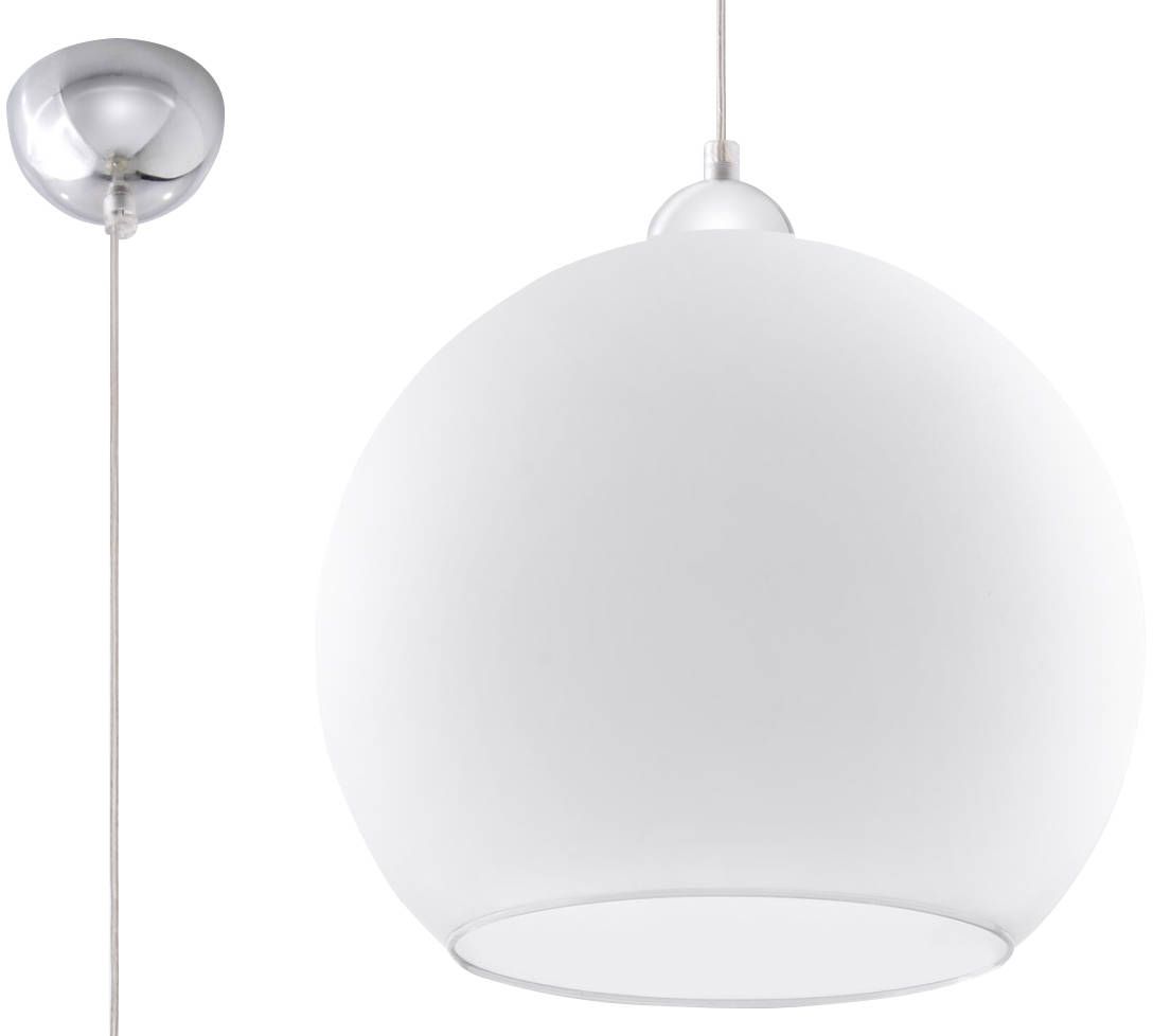 Sollux Lighting Ball lámpara colgante 1x60 W blanco SL.0256