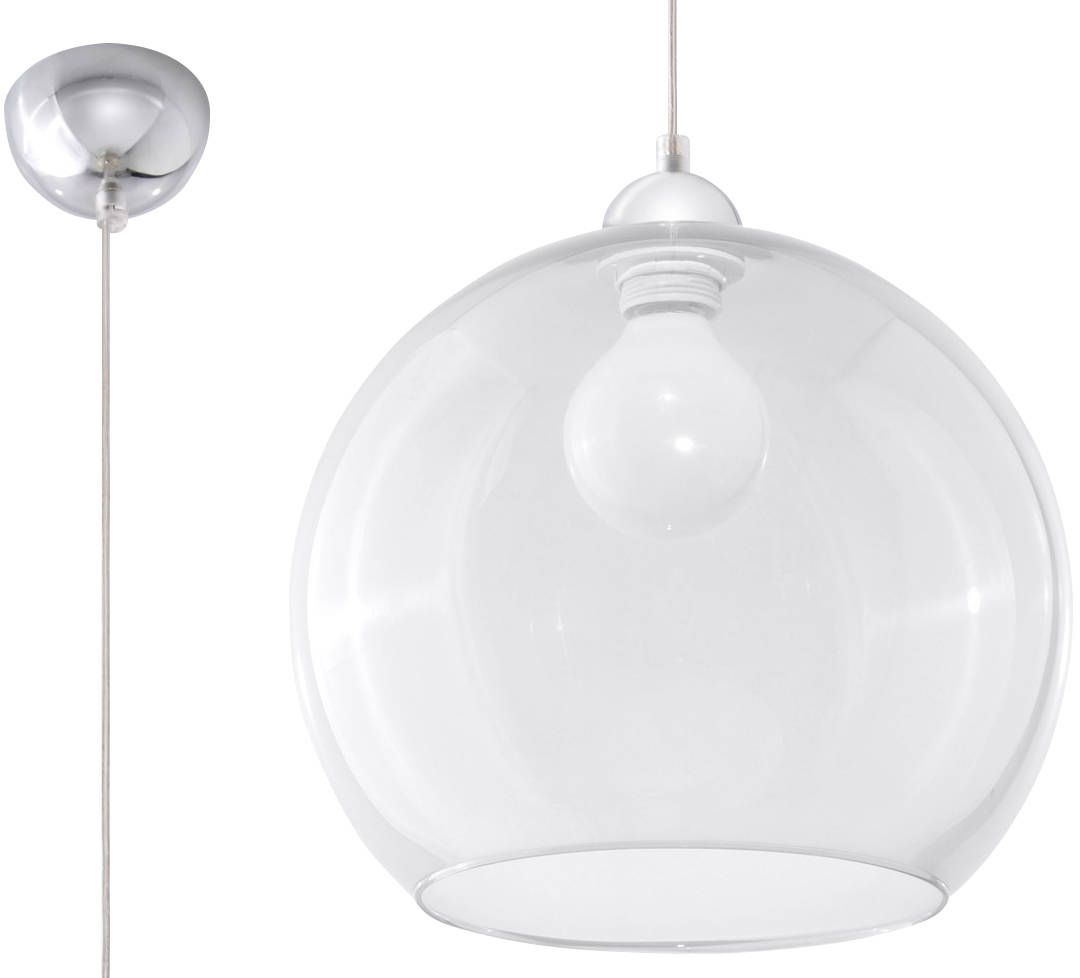 Sollux Lighting Ball lámpara colgante 1x60 W transparente SL.0248