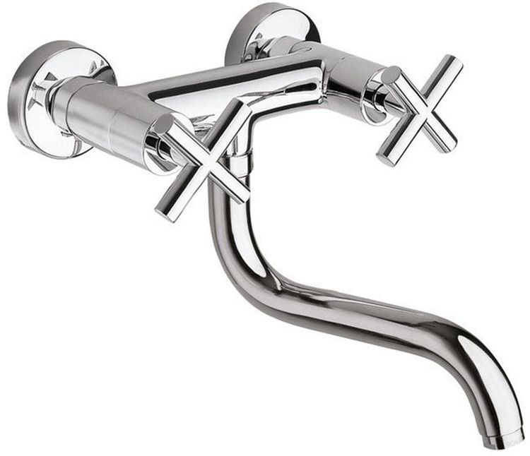Sapho Axia grifo para lavabo a pared cromo 506S