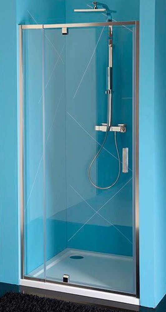 Polysan Easy Line puerta de ducha 102 cm oscilante cromo brillante/vidrio transparente EL1715