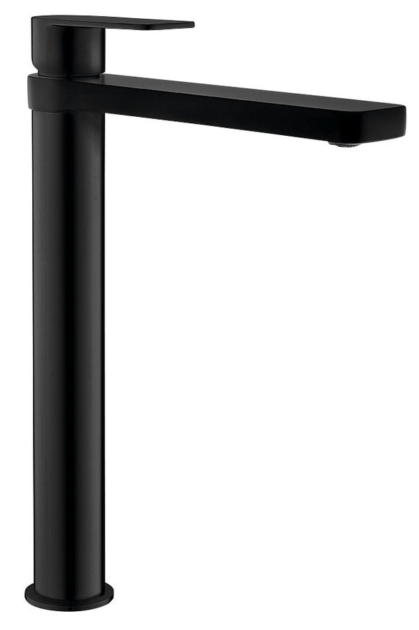 Aqualine Daphne grifo para lavabo de pie negro DH601B