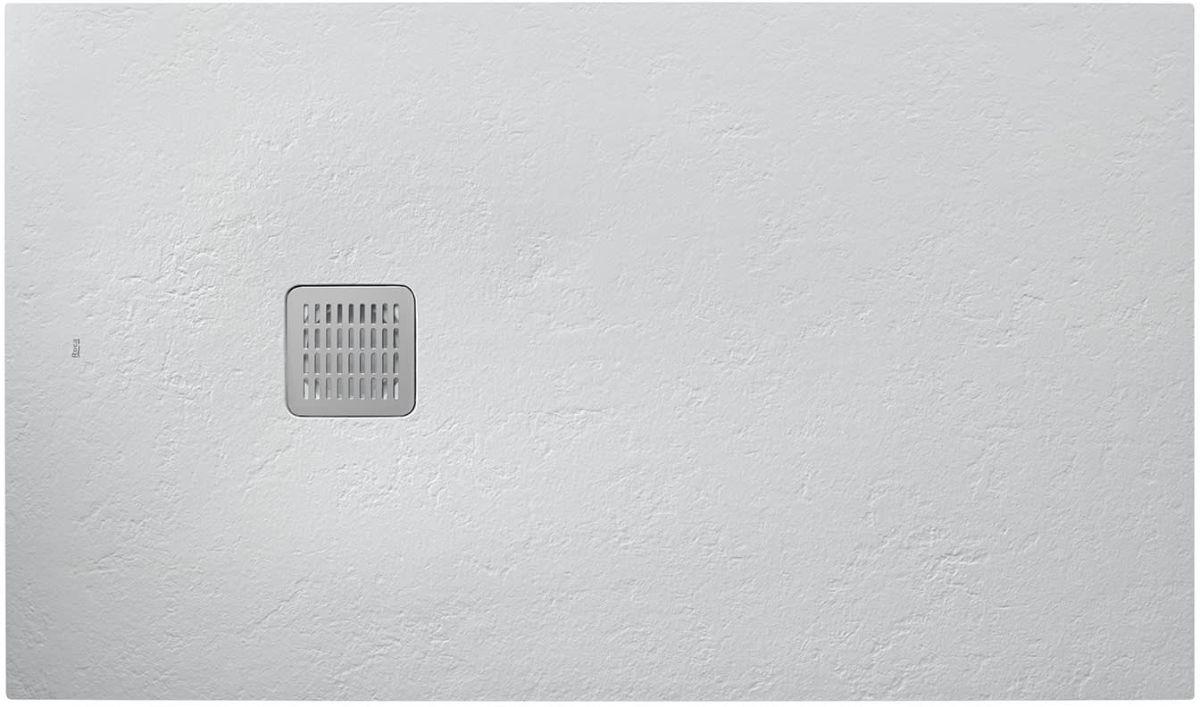 Roca Terran plato de ducha rectangular con sifón 140x90 cm perla AP10157838401630