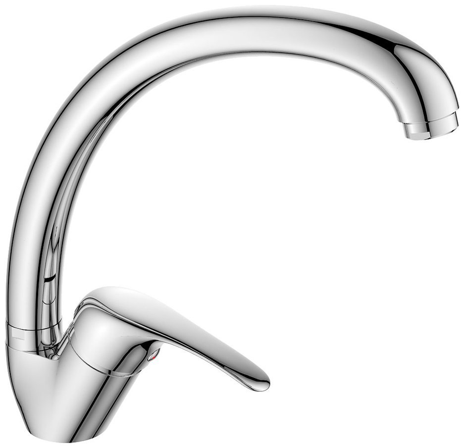 Aqualine Kasiopea grifo de cocina de pie cromo 1107-65
