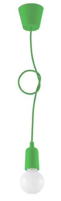 Sollux Lighting Diego lámpara colgante 1x60 W verde SL.0581