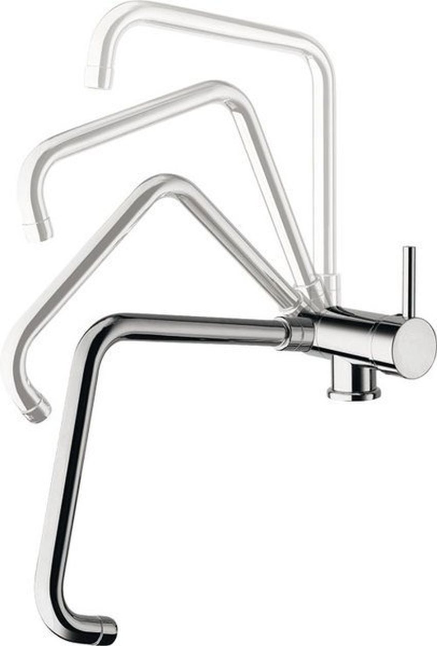 Sapho Rhapsody grifo de cocina de pie cromo 5507S