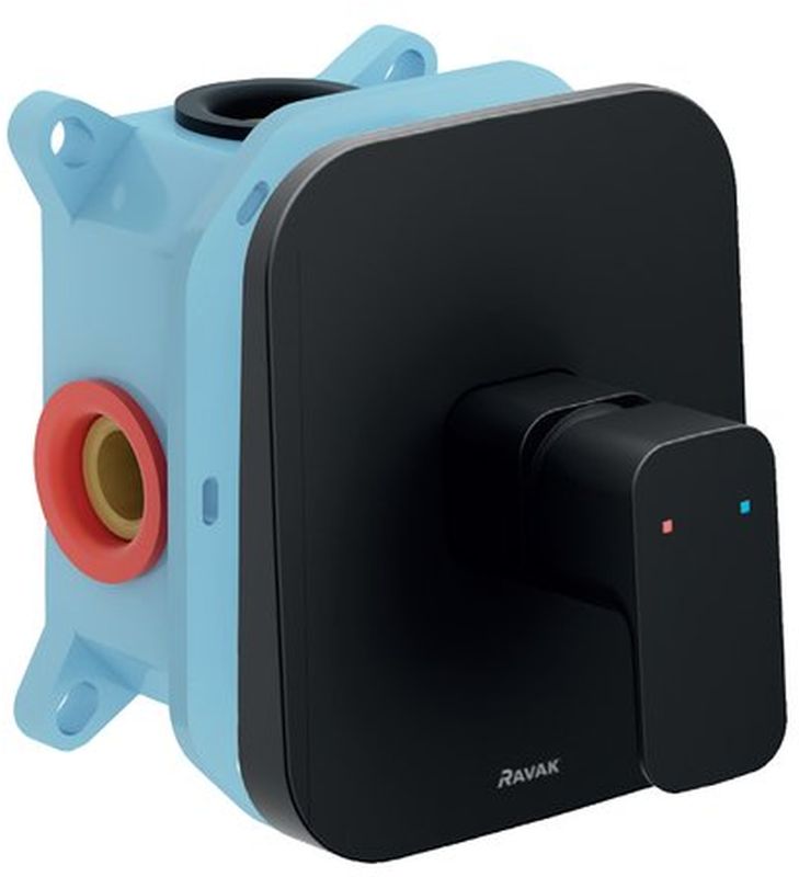 Ravak 10° grifo para ducha empotrado negro X070159