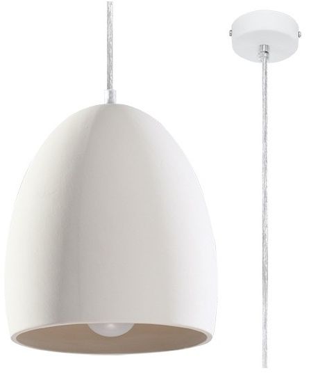 Sollux Lighting Falwiusz lámpara colgante 1x60 W blanco SL.0848