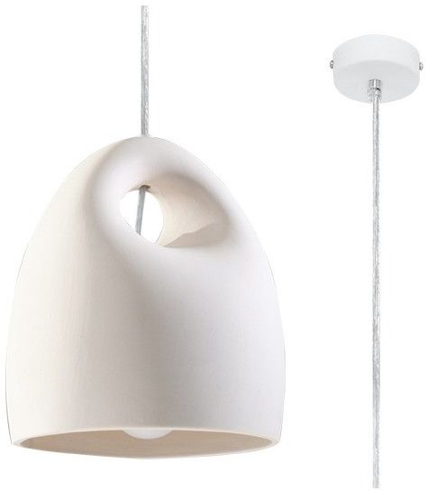 Sollux Lighting Bukano lámpara colgante 1x60 W blanco SL.0842