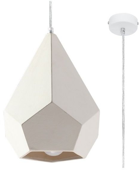 Sollux Lighting Pavlus lámpara colgante 1x60 W blanco SL.0844
