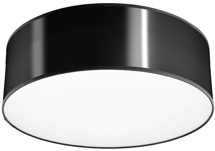 Sollux Lighting Arena plafón 1x60 W negro SL.0127