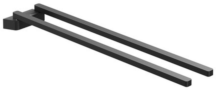 Ravak 10° toallero negro X07P564