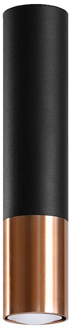 Sollux Lighting Loopez lámpara de techo 1x40 W negro-cobre SL.0945