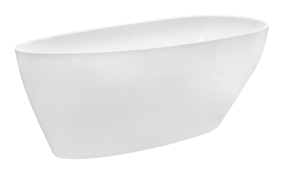 Besco Goya bañera exenta 160x70.6 cm oval blanco #WMD-160-GKW