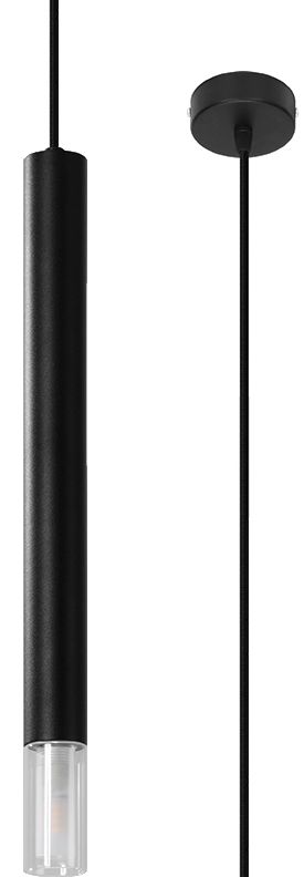 Sollux Lighting Wezyr lámpara colgante inteligente 1x40 W negro SL.0960