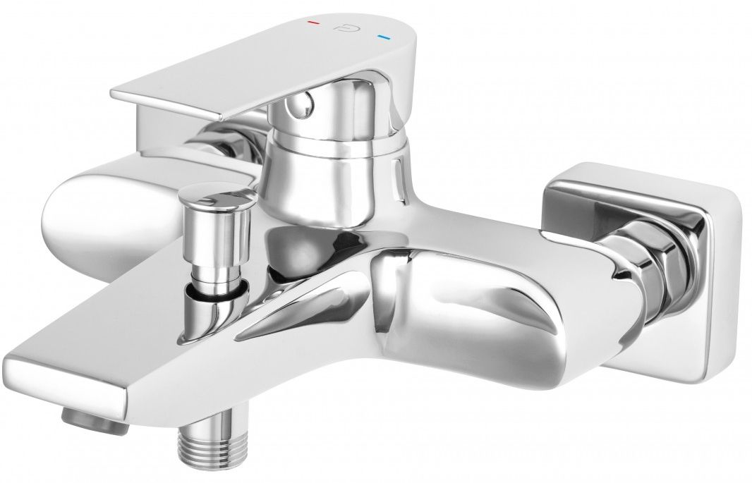 FDesign Pinea grifo de bañera y ducha a pared cromo FD1-PNA-1-11