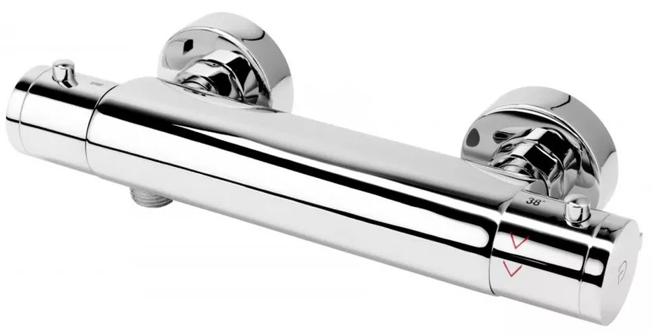 FDesign Stabilla grifo para ducha a pared con termostato cromo FD1-TS02-7-11